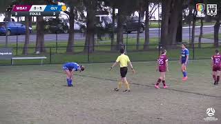 NPL Womens NNSW Warners Bay FC vs Newcastle Olympic FC Round 14 [upl. by Cherrita]