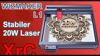 WIZMAKER L1  Stabiler 20W Laser [upl. by Ajiak]