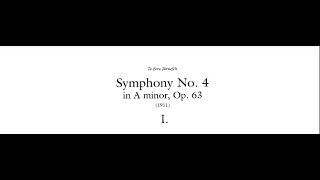 Jean Sibelius  Symphony No 4 1911 wscore [upl. by Aseeram613]