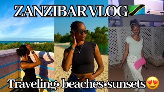 ZANZIBAR VLOG🇹🇿❤️Going to the beach lost our phones First time away from ZimZimbabwean YouTuber💕 [upl. by Ardekahs]