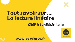 La lecture linéaire  Le guide du Bac 2021 [upl. by Atsirhc933]