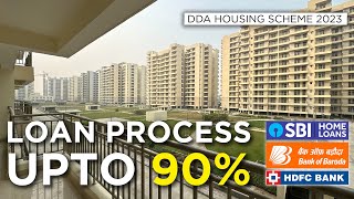 DDA FLATS ON EMI  DDA Housing Scheme 2023  HOW TO GET 90 LOAN ON DDA FLATS [upl. by Ahsima541]