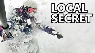 The Local Powder Snowboarding Secret [upl. by Dieball]