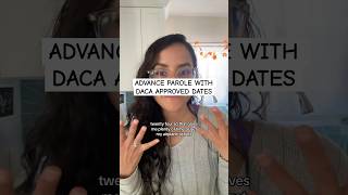 ADVANCE PAROLE DOCUMENT DACA 🇲🇽🇲🇽 daca shorts advanceparole [upl. by Epotimet]