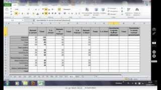 Excel  een tabel maken  oefening 1 basis [upl. by Yelnahs]