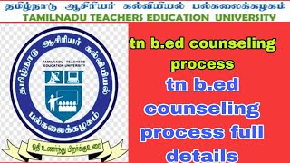 tn bed counseling process full detailsbed counseling process full detailsimportant updates [upl. by Aiuqat388]