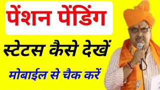 pension form status kaise check kare rajasthan  pension online apply status emitra training course [upl. by Randolf133]