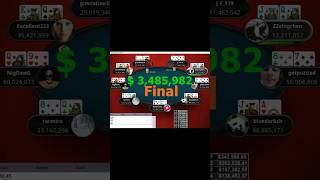 Finale des großen Pokerturniers mit einem Preisgeld von 3485982 Dollar poker [upl. by Salsbury]