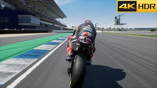 MotoGP 24  Race 100 Thai GP 2024  Maverick Viñales 12 Aprilia Racing Gameplay 4K60 [upl. by Sabella895]