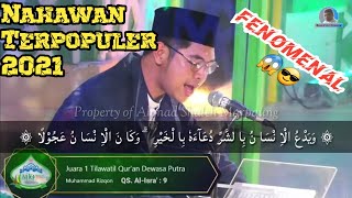 Variasi Viral Nahawan 2021 Qori Muhammad Rizqon Surah AlIsra  911 Penutupan MTQ KalSel [upl. by Neelyhtak]