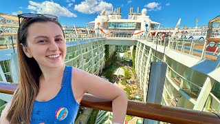 Boarding Allure of the Seas Royal Caribbean Cruise Vlog [upl. by Aloin]