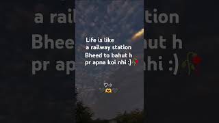 Aesthetic quotes 🤌🥀  jindagi sad shortsvideo shorts [upl. by Ardnayek]