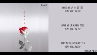 Wake Me Up  BAP Lyrics HanRomEng [upl. by Ynneh]