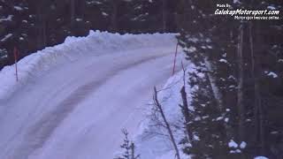 Rally Sigdalsrally SS7 Nysetra 19012019 Cam3 [upl. by Malachy545]