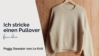 So stricke ich meinen Pullover Teil 1 Peggy Sweater von Le Knit [upl. by Cornelie]