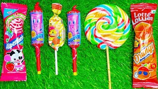 Satisfying video Asmr lollipops candy and chocolate gummy candy unboxing video Asmr [upl. by Padget]