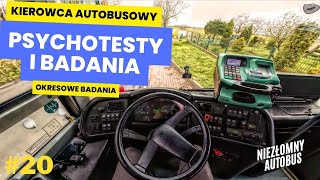 BADANIA OKRESOWE i PSYCHOTESTY  Praca KIEROWCY AUTOBUSU [upl. by Eioj]