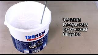 ISONEM THERMAL PAINT İÇ CEPHE Nasıl Uygulanır [upl. by Sylirama]