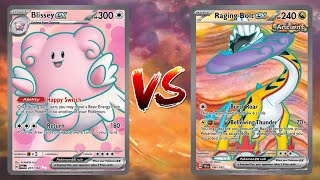 Pokemon TCG Live Blissey EX Joltik VS Raging Bolt EX Ogerpon EX [upl. by Maxy]