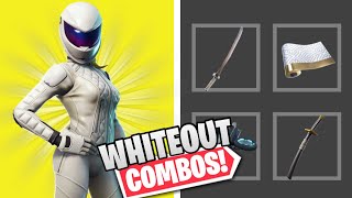 MUST USE COMBOS  WHITEOUT  IGNITION  FORTNITE SKIN REVIEW [upl. by Hands543]