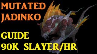 Mutated Jadinko Slayer Guide  90K Slay XP per hour Runescape 2014 [upl. by Ecnarwal]