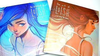 Art Books by Loish  Flip Through and Review  Book Haul [upl. by Aciruam]