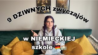 Polka 🇵🇱 w NIEMIECKIEJ szkole 🏫  9 DZIWNYCH zwyczajów chodząc do szkoły w Niemczech 🇩🇪 [upl. by Ingelbert]