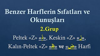 Arapça Harfler 2  Yakın Sesli Harflerin Farkları [upl. by Llehsyar]