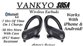 Vankyo S05A Wireless Earbuds  Best Wireless Earbuds For Working Out Full Review amp Test [upl. by Ravel343]