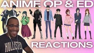 ANIME LOVER Reacts to OPENINGS amp ENDINGS FOR FIRST TIME [upl. by Pallas754]