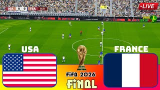 Live🔴 USA vs FRANCE  FIFA WORLD CUP 2026 FINAL  Pes 21 [upl. by Robinia248]