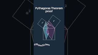 The Pythagoras Theorem Proof  shorts maths  RyanXclass [upl. by Editha]