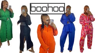 A Very “LUXE” Look TRY ON HAUL  Boohoo 2022 [upl. by Aielam]