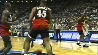 Shaq 28pts amp Penny 15pts7ast vs Hawks G2 1996 Playoffs [upl. by Asamot]