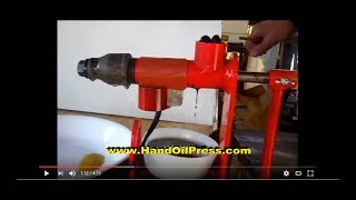 How to Make Olive Oil  wwwHandOilPresscom  Manual Press [upl. by Troxell896]