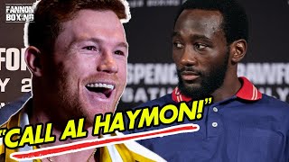 FINALLY TERENCE CRAWFORD VACATES CANELO ALVAREZ WARNS BETTER CALL AL HAYMON TURKI [upl. by Tserrof165]