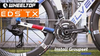 EDS TX install setup a groupset [upl. by Cirre]