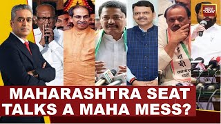 Rajdeep Sardesai LIVE Maharashtra Seat Talks A Maha Mess  Maharashtra Election 2024  News Today [upl. by Neelra341]