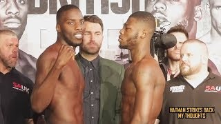 LAWRENCE OKOLIE VS ISAAC CHAMBERLAIN  FACE OFF  WEIGH IN REACTION amp FINAL THOUGHTS [upl. by Aynek]