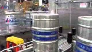 Inline Beer Keg Laser Marking System [upl. by Nonnahc]