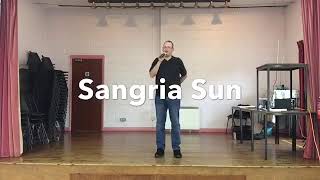 BEGINNER LINE DANCE LESSON 11 Sangria Sun [upl. by Eeb]