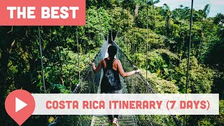 Best Costa Rica Itinerary 7 Days [upl. by Hepza]