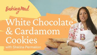 Shelina Permalloos White Chocolate amp Cardamon Cookies [upl. by Kelsi590]