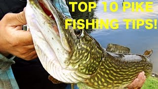 10 Tips to help you catch more pike on lures Pike fishing tips and techniques [upl. by Nahtnanhoj]