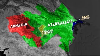 NagornoKarabakh Conflict between Azerbaijan and Armenians explained [upl. by Jr]