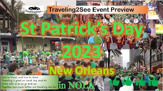 St Patricks Day New Orleans 2023 One of Three Cities Celebrating on the Gulf Coast check it out [upl. by Eiloj]