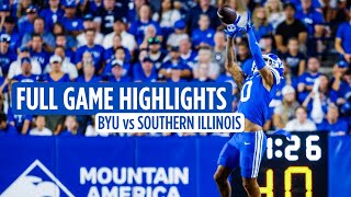 BYU Football vs Southern Illinois  FULL GAME HIGHLIGHTS  AUG 31 2024 [upl. by Rimahs]