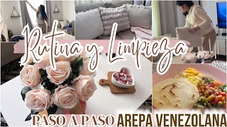 ❤️ LIMPIA CONMIGO  COMO HACER AREPAS VENEZOLANAS  RUTINA DE AMA DE CASA 🏠 [upl. by Runkel]