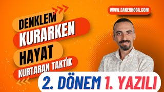 Bölüm 1 Doğrusal Denklemler 8 Sınıf 2 Dönem 1 Yazılı [upl. by Eelatan37]