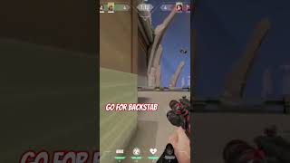 Backstab 101 Hilarious backstab valorant funnyvalorantmoments funnyvalorant valorantclips [upl. by Gmur]